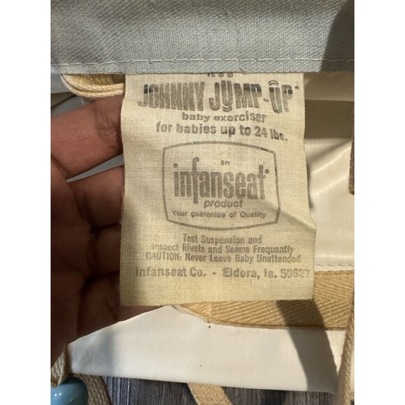 VTG Johnny Jump Up Infant Jumper 24lb Baby Exerciser /50s Baby Crib Toys Doorway - Picture 5 of 15